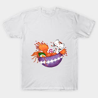 Yuna's Noodle Adventure | A Ramen Cat's Dream T-Shirt